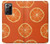 S3946 Motif orange sans couture Etui Coque Housse pour Samsung Galaxy Note 20 Ultra, Ultra 5G