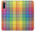 S3942 Tartan à carreaux arc-en-ciel LGBTQ Etui Coque Housse pour Samsung Galaxy Note 10