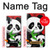 S3929 Panda mignon mangeant du bambou Etui Coque Housse pour Samsung Galaxy Note 10 Plus