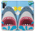 S3947 Caricature d'hélicoptère de requin Etui Coque Housse pour Samsung Galaxy Note 10 Plus