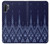 S3950 Motif textile thaïlandais bleu Etui Coque Housse pour Samsung Galaxy Note 10 Plus
