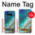 S3920 Couleur bleu océan abstrait émeraude mélangée Etui Coque Housse pour Note 8 Samsung Galaxy Note8