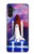 S3913 Navette spatiale nébuleuse colorée Etui Coque Housse pour Samsung Galaxy A13 5G