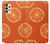 S3946 Motif orange sans couture Etui Coque Housse pour Samsung Galaxy A13 4G