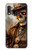 S3949 Crâne Steampunk Fumer Etui Coque Housse pour Samsung Galaxy A20e