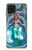 S3911 Jolie petite sirène Aqua Spa Etui Coque Housse pour Samsung Galaxy A22 4G