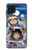S3915 Costume d'astronaute paresseux pour bébé fille raton laveur Etui Coque Housse pour Samsung Galaxy A22 4G