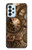 S3927 Boussole Horloge Gage Steampunk Etui Coque Housse pour Samsung Galaxy A23