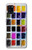 S3956 Graphique de boîte à palette aquarelle Etui Coque Housse pour Samsung Galaxy A31