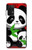 S3929 Panda mignon mangeant du bambou Etui Coque Housse pour Samsung Galaxy A32 4G