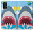 S3947 Caricature d'hélicoptère de requin Etui Coque Housse pour Samsung Galaxy A32 4G