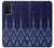 S3950 Motif textile thaïlandais bleu Etui Coque Housse pour Samsung Galaxy A32 4G