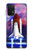 S3913 Navette spatiale nébuleuse colorée Etui Coque Housse pour Samsung Galaxy A32 5G