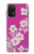 S3924 Fond rose fleur de cerisier Etui Coque Housse pour Samsung Galaxy A32 5G