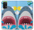 S3947 Caricature d'hélicoptère de requin Etui Coque Housse pour Samsung Galaxy A32 5G