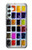 S3956 Graphique de boîte à palette aquarelle Etui Coque Housse pour Samsung Galaxy A34 5G