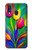 S3926 Peinture à l'huile de tulipe colorée Etui Coque Housse pour Samsung Galaxy A40
