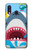 S3947 Caricature d'hélicoptère de requin Etui Coque Housse pour Samsung Galaxy A40