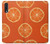 S3946 Motif orange sans couture Etui Coque Housse pour Samsung Galaxy A50
