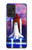 S3913 Navette spatiale nébuleuse colorée Etui Coque Housse pour Samsung Galaxy A52s 5G