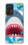 S3947 Caricature d'hélicoptère de requin Etui Coque Housse pour Samsung Galaxy A52s 5G