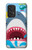 S3947 Caricature d'hélicoptère de requin Etui Coque Housse pour Samsung Galaxy A53 5G