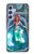 S3911 Jolie petite sirène Aqua Spa Etui Coque Housse pour Samsung Galaxy A54 5G
