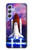S3913 Navette spatiale nébuleuse colorée Etui Coque Housse pour Samsung Galaxy A54 5G