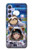 S3915 Costume d'astronaute paresseux pour bébé fille raton laveur Etui Coque Housse pour Samsung Galaxy A54 5G