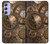 S3927 Boussole Horloge Gage Steampunk Etui Coque Housse pour Samsung Galaxy A54 5G