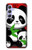 S3929 Panda mignon mangeant du bambou Etui Coque Housse pour Samsung Galaxy A54 5G