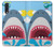 S3947 Caricature d'hélicoptère de requin Etui Coque Housse pour Samsung Galaxy A70