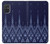 S3950 Motif textile thaïlandais bleu Etui Coque Housse pour Samsung Galaxy A71 5G