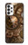 S3927 Boussole Horloge Gage Steampunk Etui Coque Housse pour Samsung Galaxy A73 5G