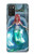 S3911 Jolie petite sirène Aqua Spa Etui Coque Housse pour Samsung Galaxy A03S