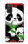 S3929 Panda mignon mangeant du bambou Etui Coque Housse pour Samsung Galaxy A03S