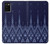 S3950 Motif textile thaïlandais bleu Etui Coque Housse pour Samsung Galaxy A02s, Galaxy M02s  (NOT FIT with Galaxy A02s Verizon SM-A025V)