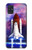 S3913 Navette spatiale nébuleuse colorée Etui Coque Housse pour Samsung Galaxy A51