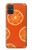 S3946 Motif orange sans couture Etui Coque Housse pour Samsung Galaxy A71