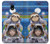 S3915 Costume d'astronaute paresseux pour bébé fille raton laveur Etui Coque Housse pour Samsung Galaxy J7 (2018), J7 Aero, J7 Top, J7 Aura, J7 Crown, J7 Refine, J7 Eon, J7 V 2nd Gen, J7 Star