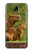 S3917 Cochon d'Inde géant de la famille Capybara Etui Coque Housse pour Samsung Galaxy J7 (2018), J7 Aero, J7 Top, J7 Aura, J7 Crown, J7 Refine, J7 Eon, J7 V 2nd Gen, J7 Star