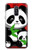 S3929 Panda mignon mangeant du bambou Etui Coque Housse pour Samsung Galaxy A6+ (2018), J8 Plus 2018, A6 Plus 2018