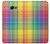 S3942 Tartan à carreaux arc-en-ciel LGBTQ Etui Coque Housse pour Samsung Galaxy A5 (2017)