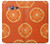 S3946 Motif orange sans couture Etui Coque Housse pour Samsung Galaxy J3 (2016)
