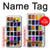 S3956 Graphique de boîte à palette aquarelle Etui Coque Housse pour Samsung Galaxy J3 (2016)