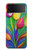 S3926 Peinture à l'huile de tulipe colorée Etui Coque Housse pour Samsung Galaxy Z Flip 4