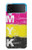 S3930 Clé jaune cyan magenta Etui Coque Housse pour Samsung Galaxy Z Flip 4