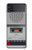 S3953 Graphique de lecteur de cassettes vintage Etui Coque Housse pour Samsung Galaxy Z Flip 4
