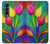 S3926 Peinture à l'huile de tulipe colorée Etui Coque Housse pour Samsung Galaxy Z Fold 4