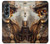 S3949 Crâne Steampunk Fumer Etui Coque Housse pour Samsung Galaxy Z Fold 4